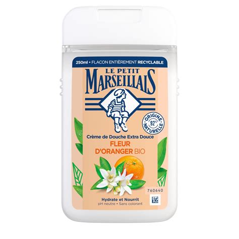 Le Petit Marseillais Cr Me De Douche Extra Douce La Fleur D Oranger