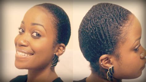 Slick Down Twa Or Short Natural Hair No Heat Tutorial Youtube