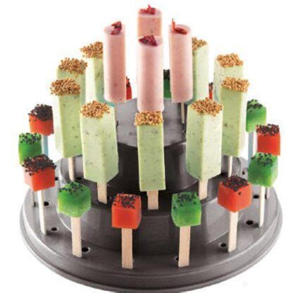 Stojak na Cake Pops Lizaki POPS STAND Silikomart Biały Torcik net