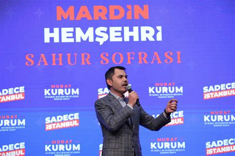 Murat Kurum Stanbul Umuzu Asla Kendi Kaderine Terk Etmeyece Iz