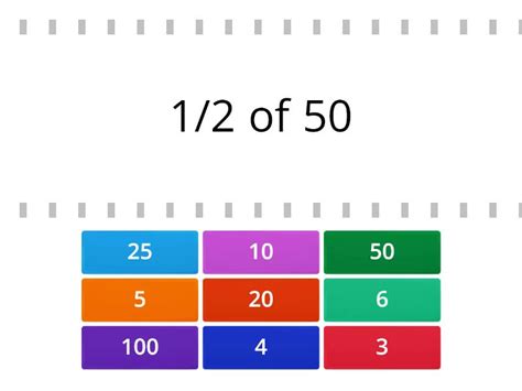 fractions   number find  match