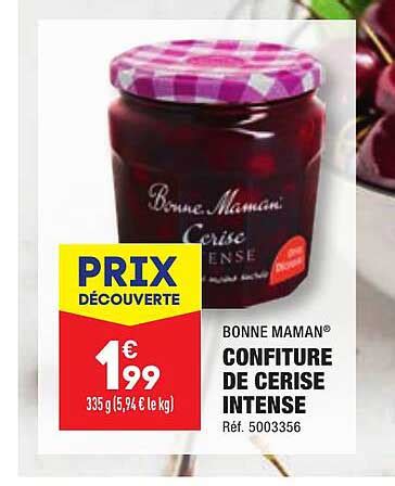 Promo Confiture De Cerise Intense Bonne Maman Chez Aldi ICatalogue Fr