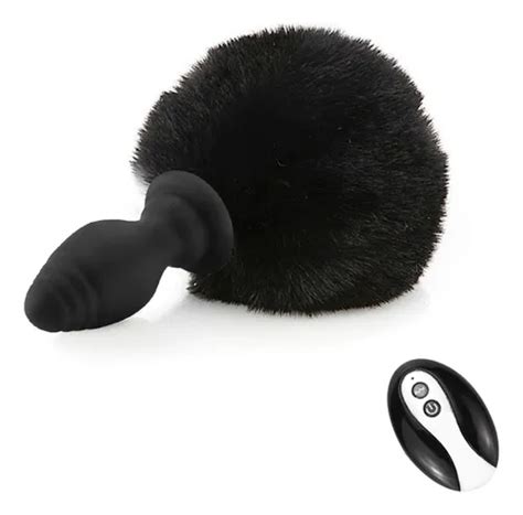 Lindo Tap N Anal Con Forma De Cola De Conejo Vibratorio Esp Meses Sin Inter S
