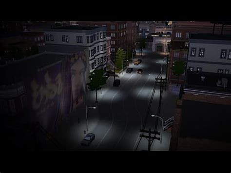 Ebony Barmaid entreteniendo a dos policías en el callejón trasero Promo Los Sims D Hentai