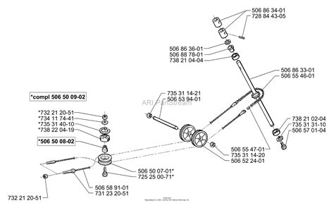 Husqvarna Rider Proflex 18 2001 01 Parts Diagram For Steering