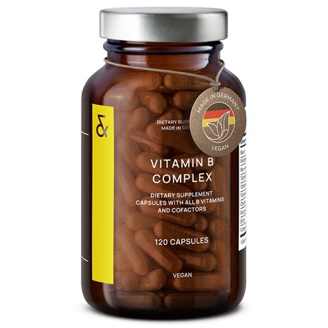 Vegan Vitamin B Complex All 8 B Vitamins And Co Factors 120 Capsules