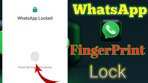 Whatsapp Par Fingerprint Lock Kaise Lagaye Whatsapp Fingerprint Lock