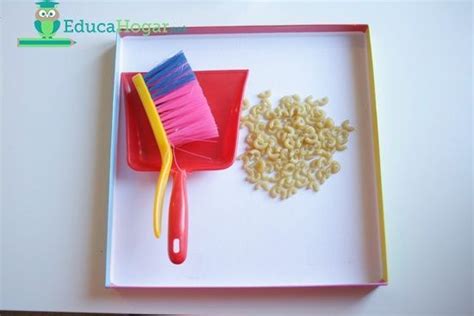 Montessori Inspired Sweeping Activities Montessori Cleaning Station