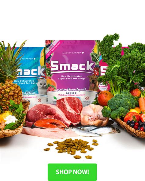 Smack Pet Food - 5-STAR RATED - Whole Raw Foods | Kibble Convenience – Smack Pet Food Inc.