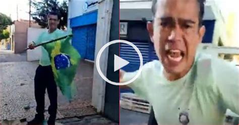 VÍDEO Homem ataca mulher bolsonarista em frente a quartel Mas o que