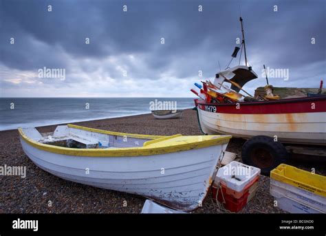 A Moody Morning At Weybourne On The North Norfolk Coast Showing The