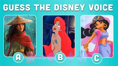 Guess The Disney Princess By Her Voice Disney Voice Quiz Challenge