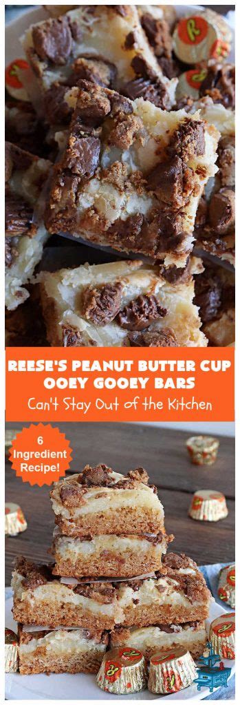 Reeses Peanut Butter Cup Ooey Gooey Bars Can T Stay Out Of The Kitchen