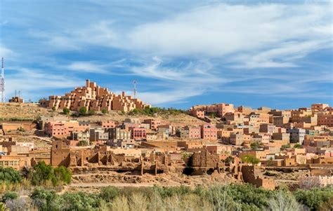 Premium Photo View Of Boumalne Dades City Near The Dades Gorges Morocco