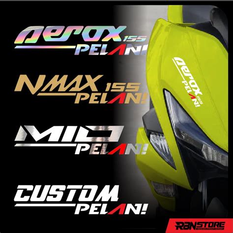 Jual Stiker Variasi Pelan Motor Yamaha Nmax Aerox Mio Dan Custom