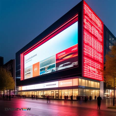 Media Facade Led Display Dazzview Led Displays Chinese Leading Led