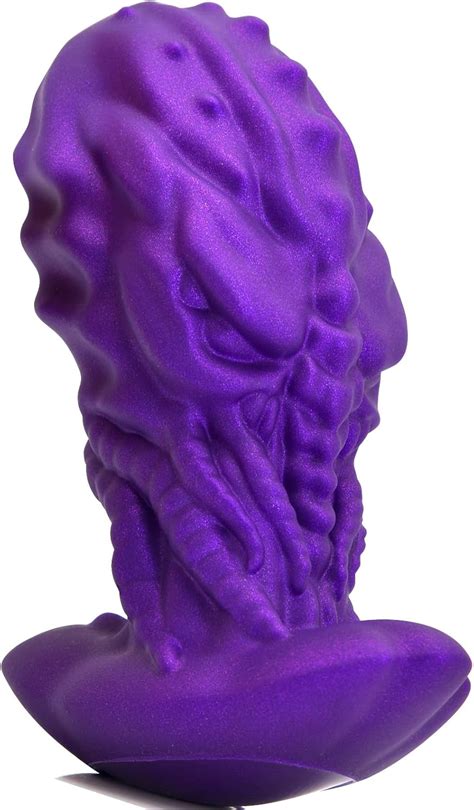 Amazon Anal Plug Monster Dildo With Safe Curved Base Purple