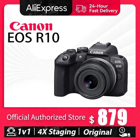 Canon eos r10 APS C câmera digital mirrorless profissional de alta