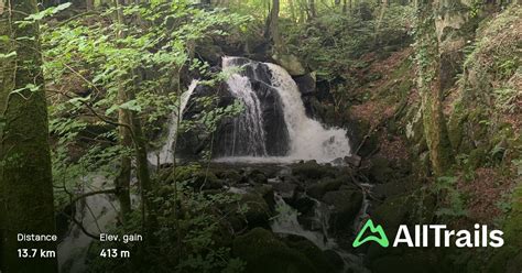 Lon Mawddach Cregennan Lakes And Arthog Falls Circular Gwynedd