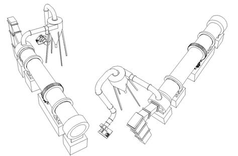 Isometric Drawing Of Incinerator Machine In Detail Autocad D Design