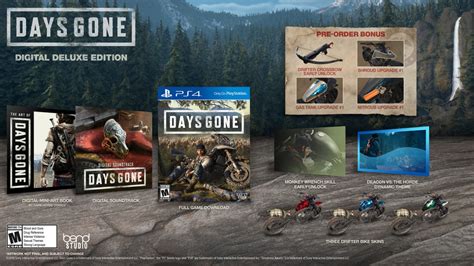 Days Gone Special Editions And Preorder Bonuses Announced