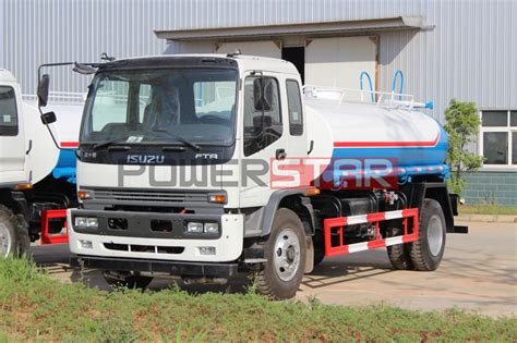 Hot Selling Isuzu Water Bowser Truck FTR 4x2 14000L Water Tank Trucks