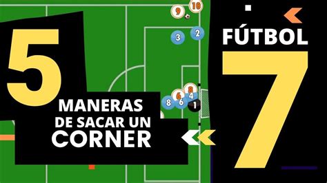 5 maneras de SACAR un CORNER en FÚTBOL 7 abp saque de esquina