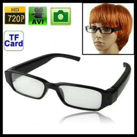 Jual Terpercaya Spy Camera Cam Eyewear Glasses Spycam Kamera Pengintai Kacamata Bening Ekslusif