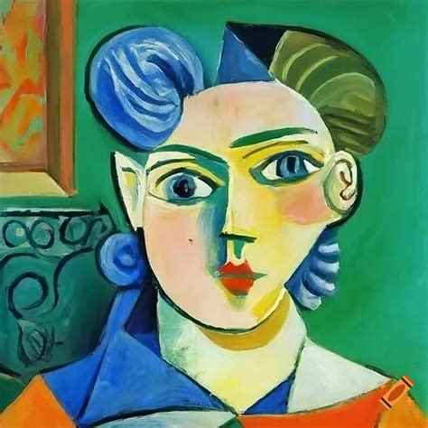 Woman Portrait By Pablo Picasso In 1907 On Craiyon