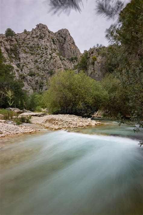 Beautiful View Of The River And Waterfalls In The Fountains Of Algar