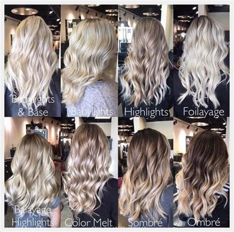 Different Styles Of Hair Techniques Examples Of What To Ask For At Your