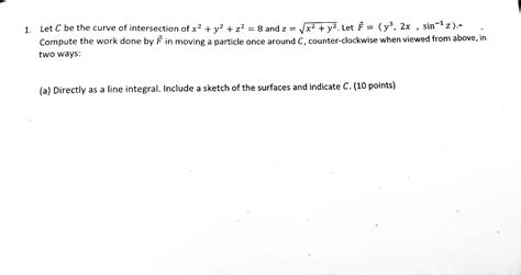 Let â be the curve of intersection of x2 y2 SolvedLib