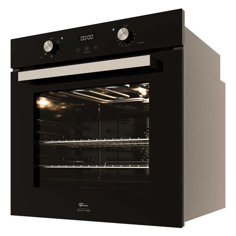 Forno Elétrico de Embutir Fischer Infinity 82 Litros Touch Preto