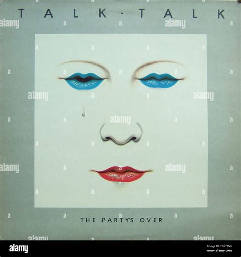 Talk Talk The Party S Over Vintage Vinyl Album Cover Stock Photo