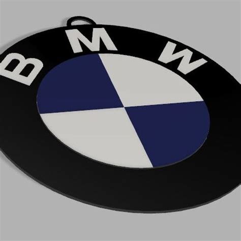 Descargar Archivo STL Gratis Llavero Con El Logo De Bmw Objeto