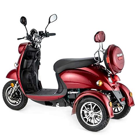 VELECO ZT63 Scooter Eléctrico de 3 Ruedas Estilo retro Personas Mayores