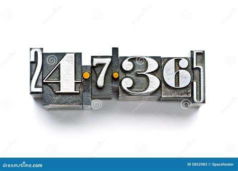 24.7.365 Stock Photos - Image: 5852983