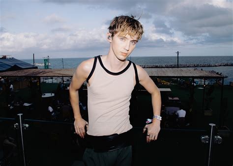 troye sivan  kicking      subversive sweat flecked