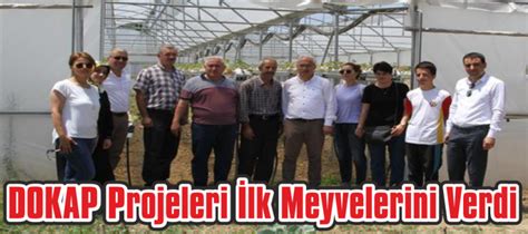 DOKAP Projeleri İlk Meyvelerini Verdi YEREL Niksar Danişmend Gazetesi