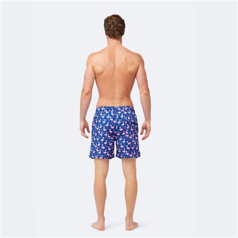 Mens Swim Trunks Rose Flamingos Tom And Teddy Tom And Teddy Uk