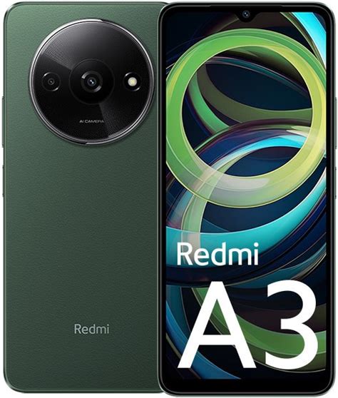 Xiaomi Redmi A3 Olive Green 128GB 4GB RAM Gsm Unlocked Phone Mediatek