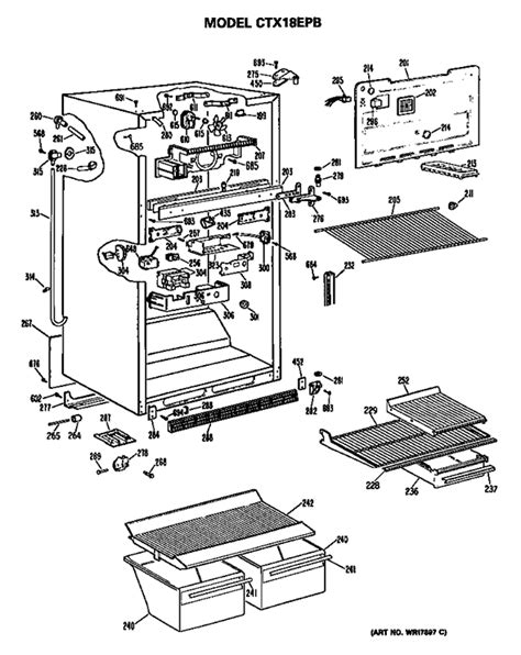 Hotpoint Ctx18epbrwh Refrigerator Partswarehouse