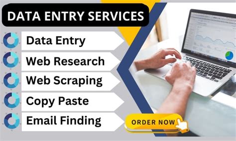 Do Data Entry Web Research Web Scraping Email Lists Data Typing Lead