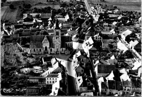 Bonny Sur Loire Vue Aerienne Sur L Eglise Et La Route Bleue Ebay