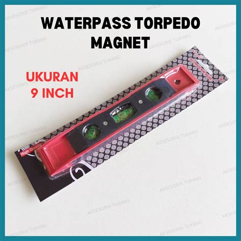 Jual Waterpass Magnet Torpedo 9 Inch Waterpas Mini Magnet 9 Inci Shopee Indonesia