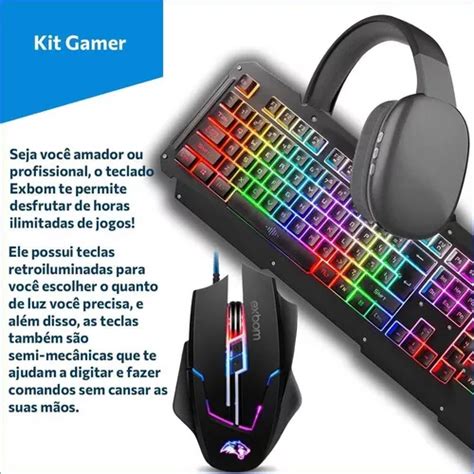 Kit De Teclado Retroiluminado Led Rat N Para Juegos Y Auriculares