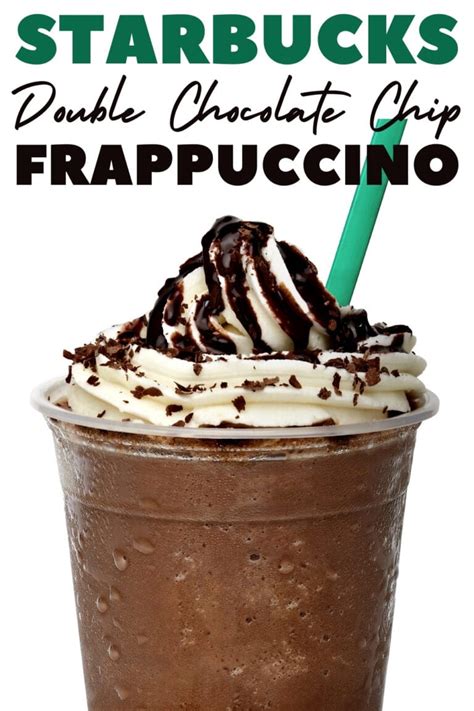 Starbucks Double Chocolate Chip Frappuccino Insanely Good