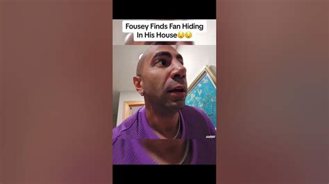 Fousey Finds Fan Hiding In His House😭 Youtube