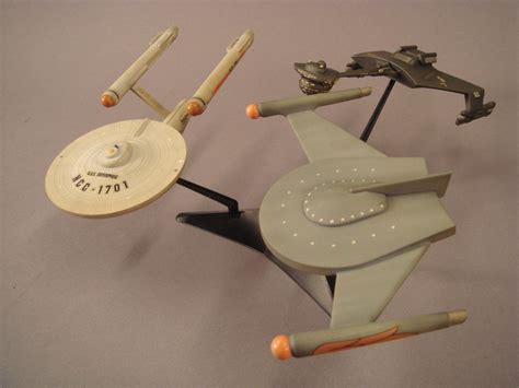 Star Trek Amt Built Model Kit 3 Spaceship Set Uss Enterprise Klingon D