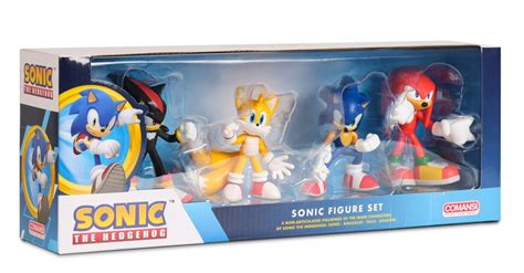 Sonic The Hedgehog Tails Knuckles Shadow Figurka Figurki Zestaw Figurek